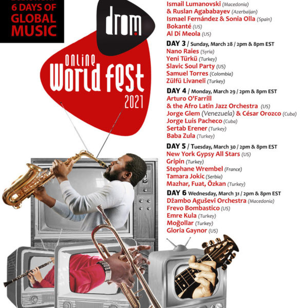 NYC's DROM Hosting a Free, Streaming World Music Festival