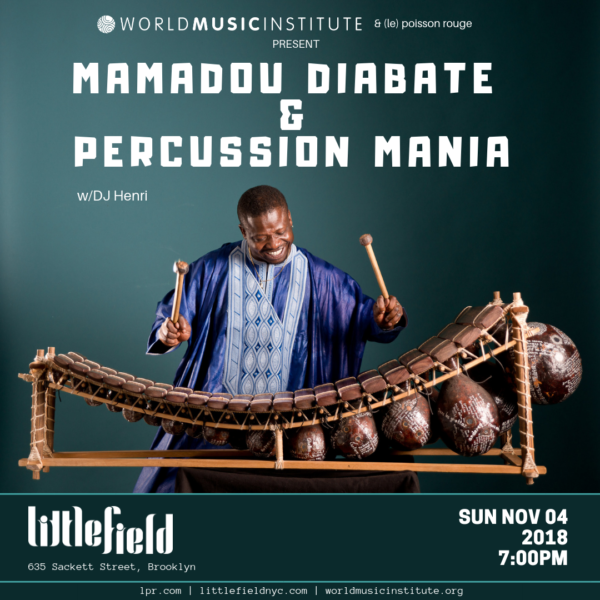 Win Tickets to See Mamadou Diabate at Littlefield 11/4