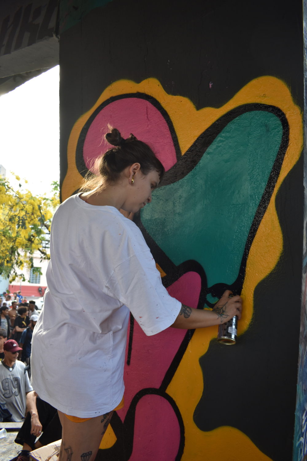 Street Artist at the Duelo de MCs