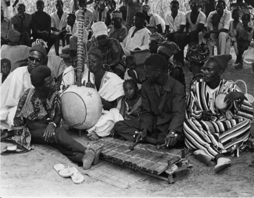 Bai Konte and sons at a naming ceremony (Marc Pevar)