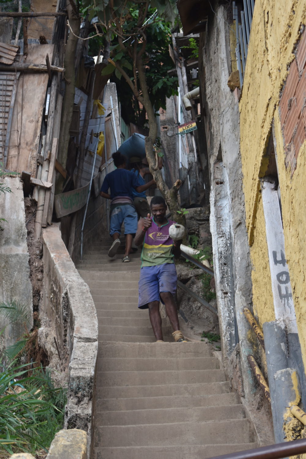 The staircase to Roots Ativa