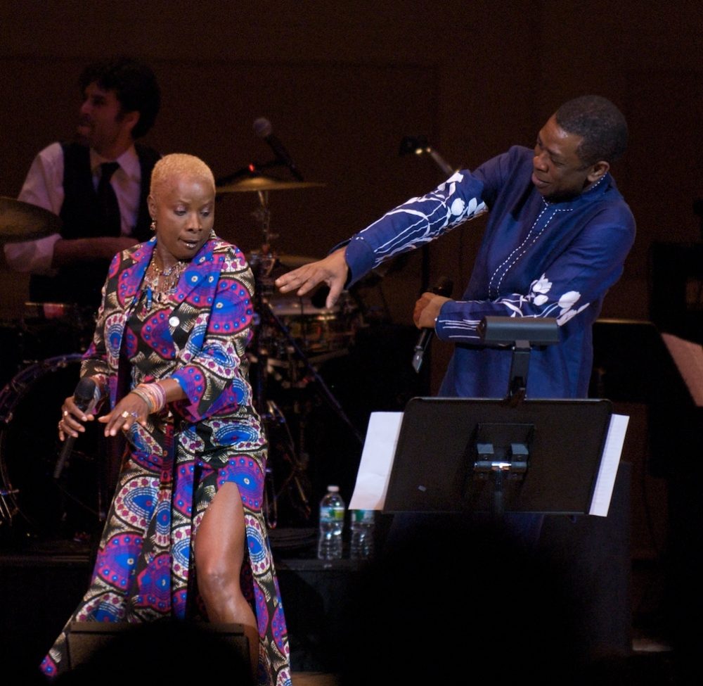 Angelique with Youssou N'Dour at Carnegie Hall (Eyre, 2012)
