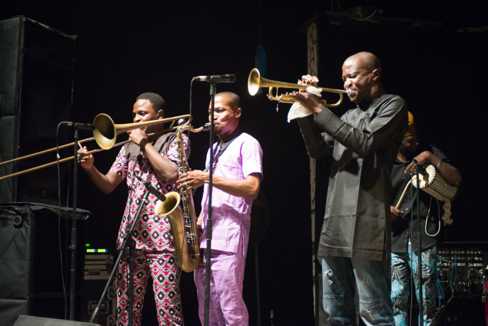 Bantu onstage in Freedom Park (Eyre 2017)