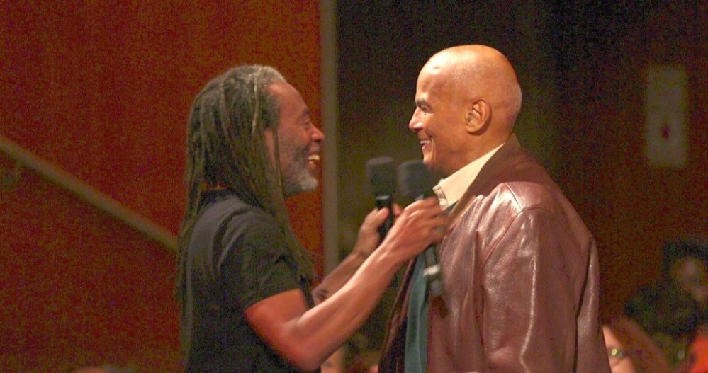 Harry and Bobby McFerrin at "Bobby Meets Africa" concert in 2014