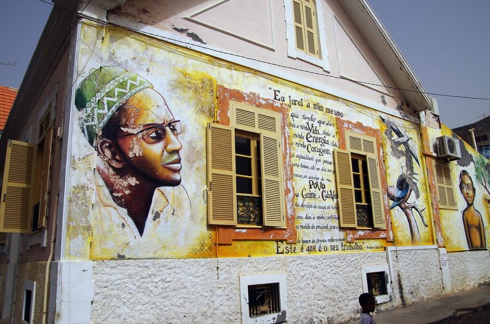Image of Amílcar Cabral in Praia, Cape Verde