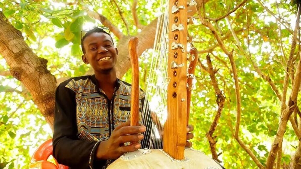 Casamance kora player