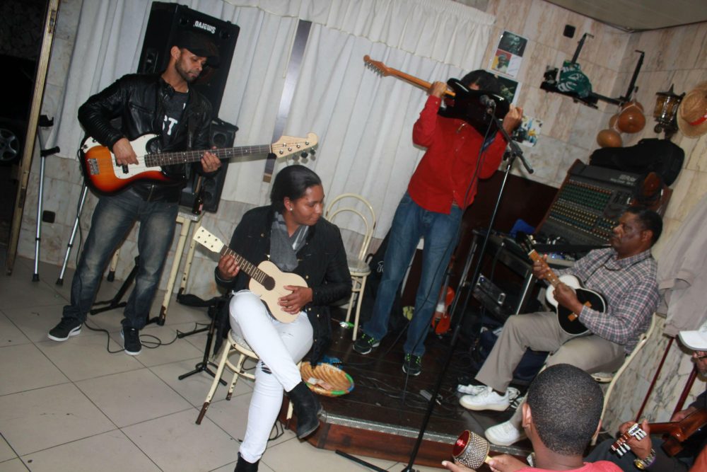 Musicians perform Cape Verdean music every weekend at restaurants throughout Kova.