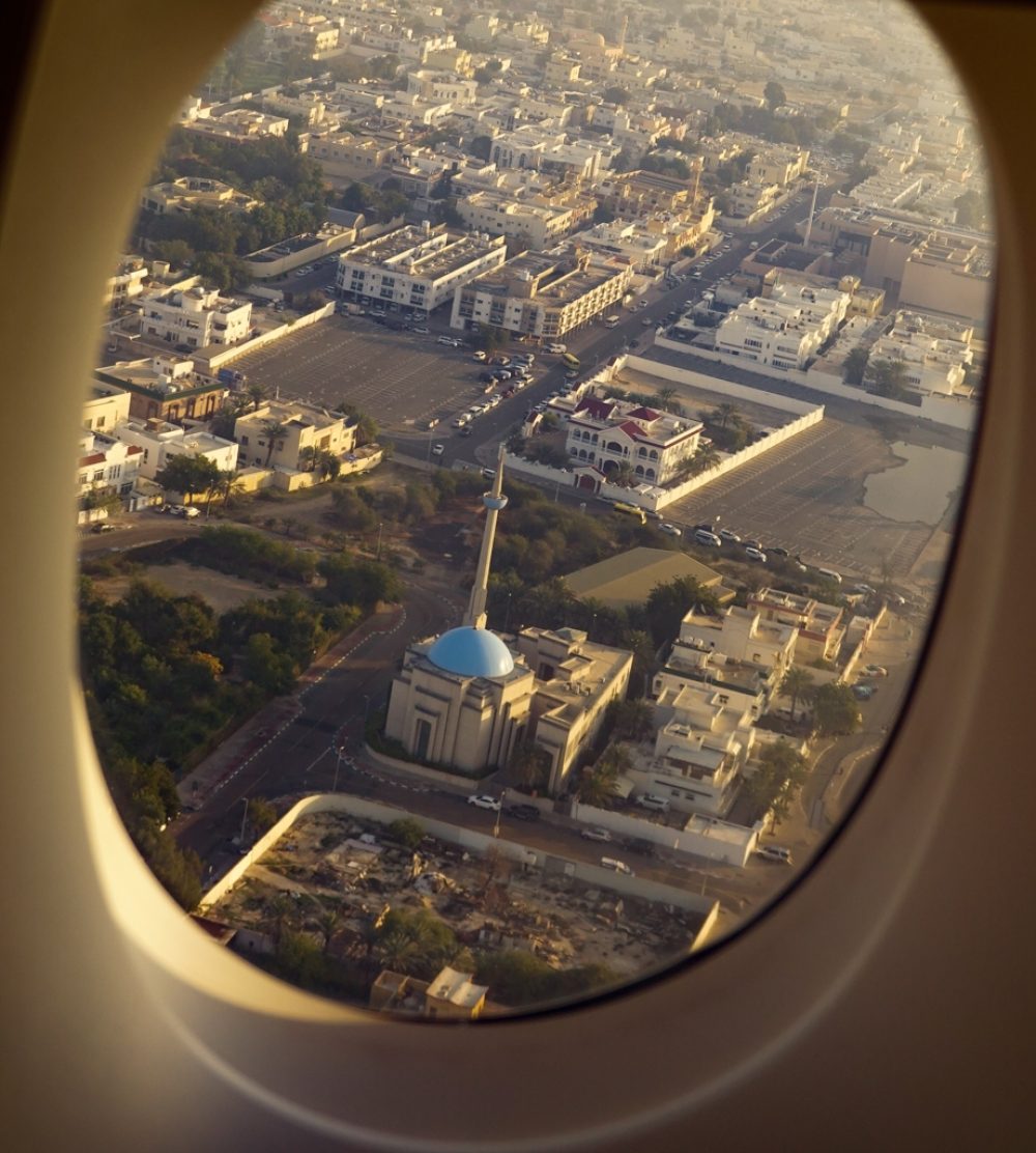 Landing in Dubai