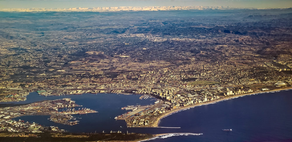 Durban from the air (Eyre 2019)