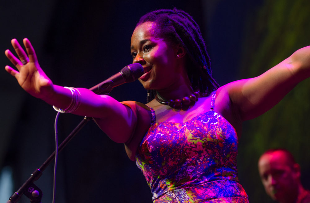 All photos: Elida Almeida at the David Rubenstein Atrium at Lincoln Center, NYC (Eyre 2018)