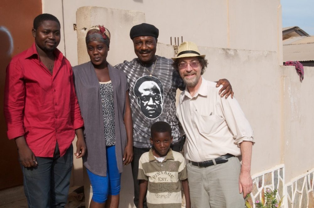 Blay, family and Sean Barlow (Eyre, 2013)