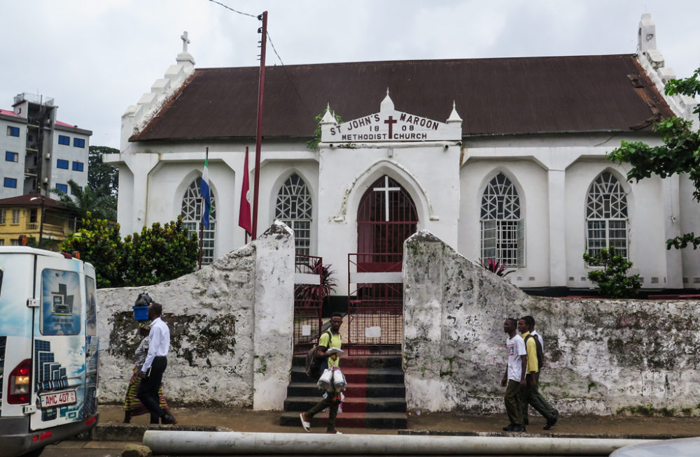 The Maroon Church in Freetown