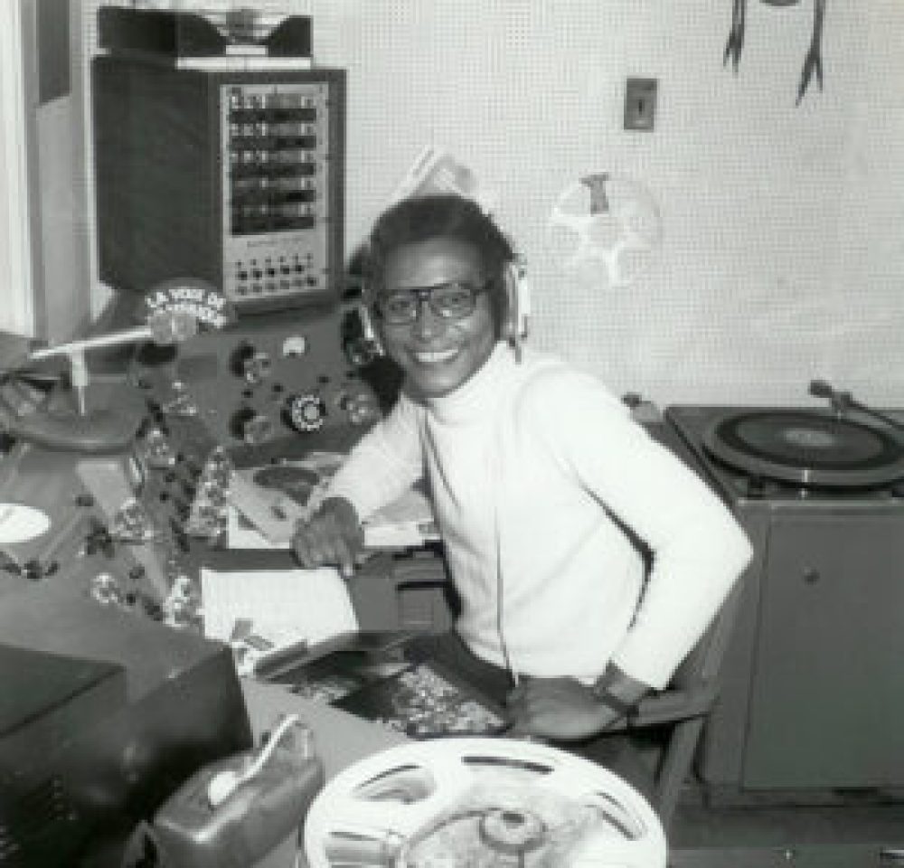 Georges Collinet broadcasting for Voice of America in the 1960s