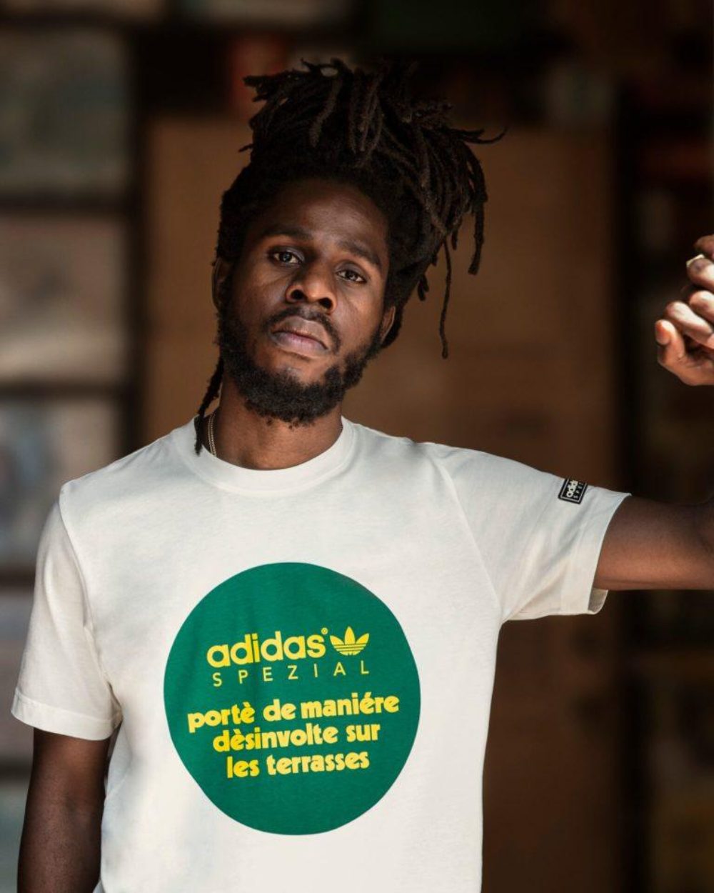 Chronixx as the face of Adidas’ spring/summer Spezial Collection.