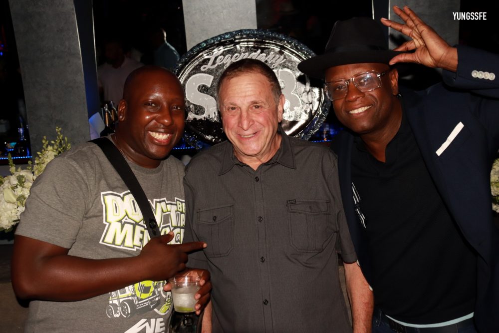 Larry Gold (center) and Jerry Wonder (L) and Arden (R) of Platinum Sounds Studio Photo: Yungssfe