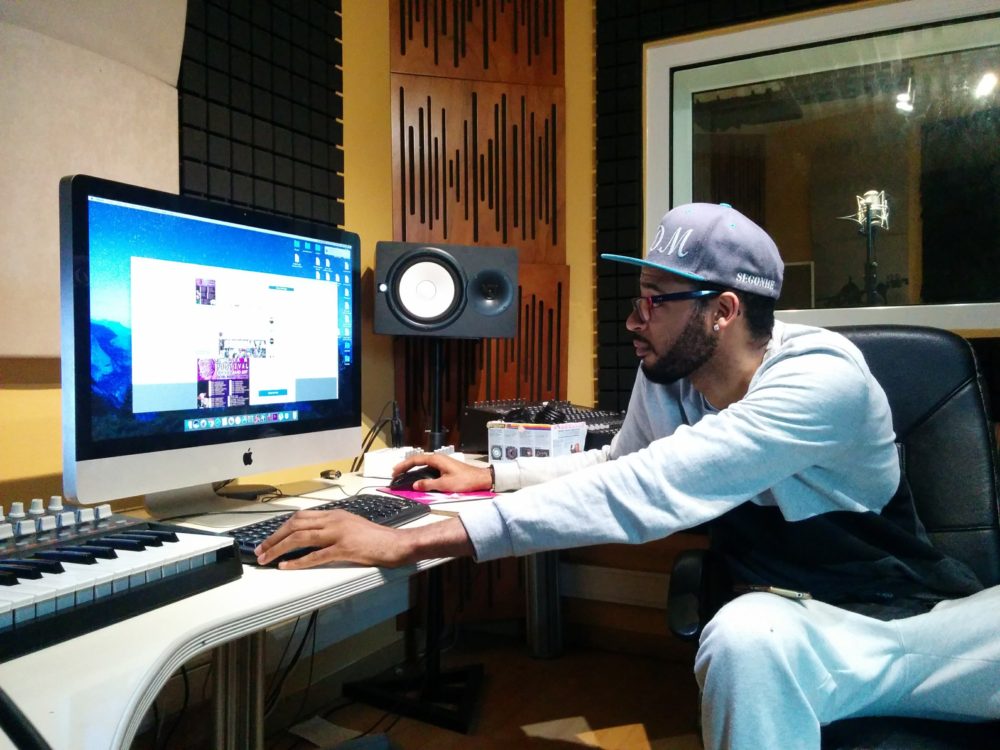 Walter Fortes, A.K.A. Cegonha, in the Kova M Studio. Photo by Sebastian Bouknight