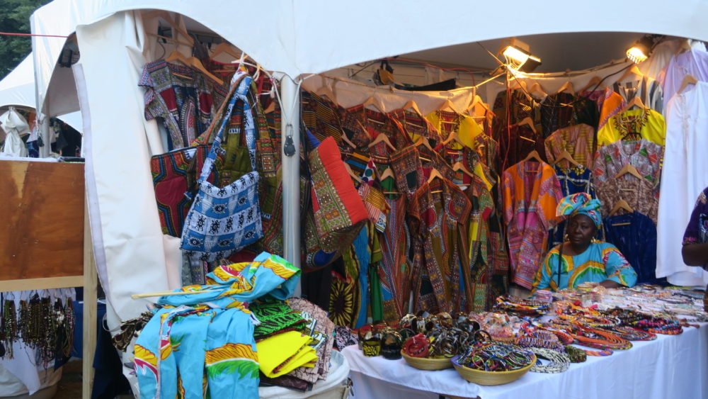 A vendor selling her goods at the festival. All photos by Akornefa Akyea.