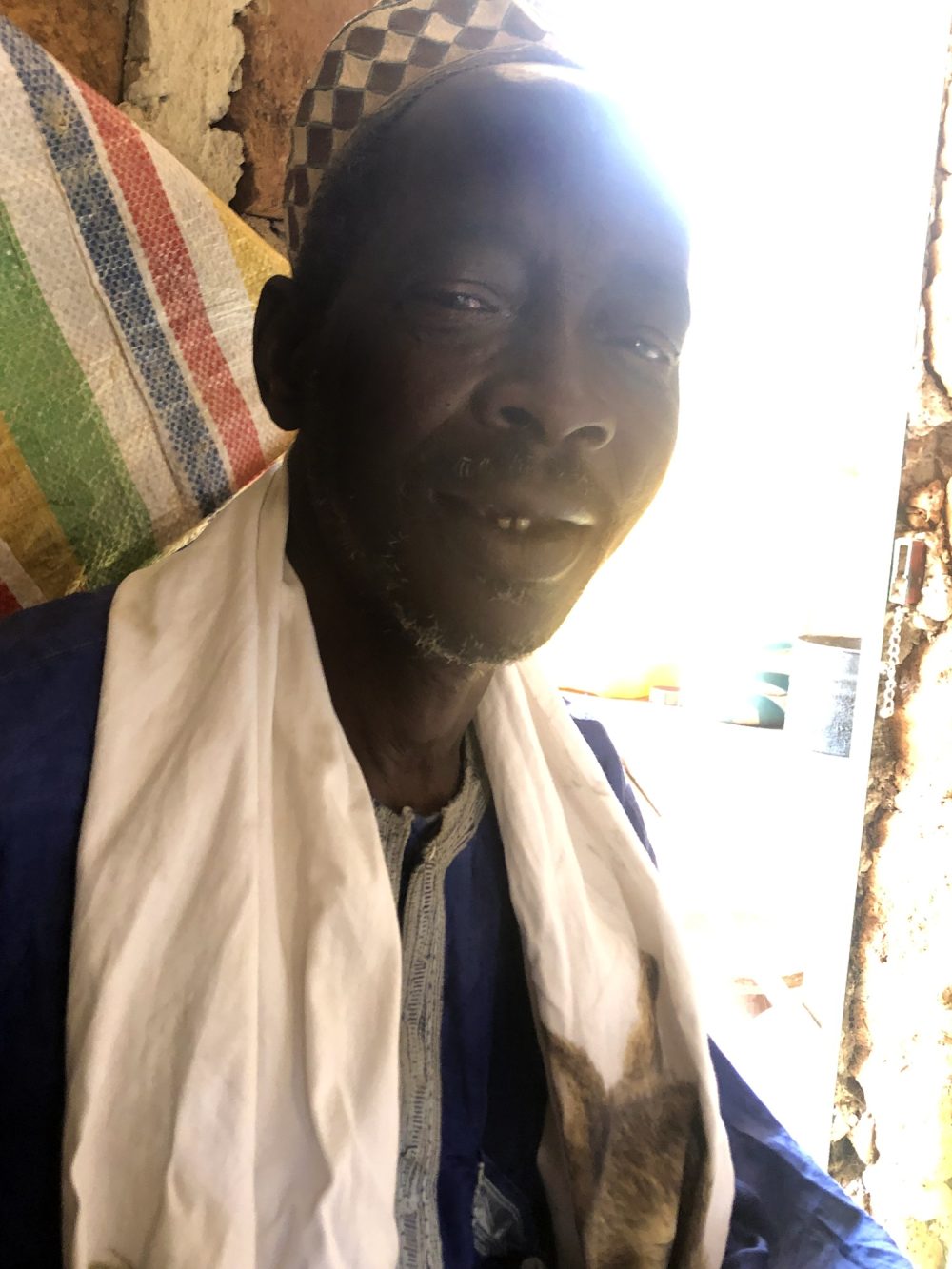 Mamadou Saïdou Sow in Nakodjé.  Photo by Sylvain Leroux
