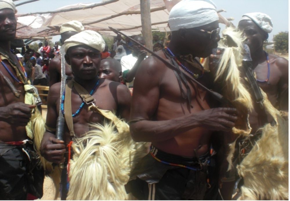 Traditional dress on display in Maroua. Photo by: Georges Collinet