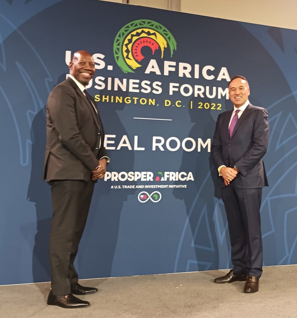 Victor Williams (CEO of NBA Africa) and Mark Tatum (Deputy Commissioner and COO, NBA)