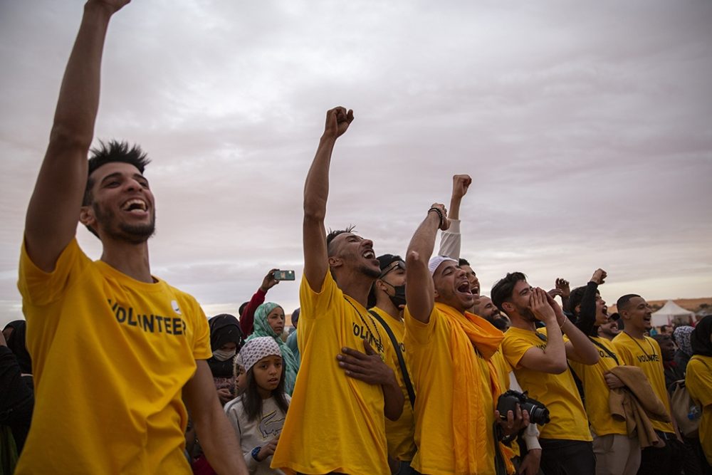 Enthusiasm ran high in the audience