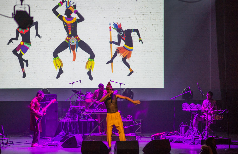 Pierre Kwenders live at the Apollo.