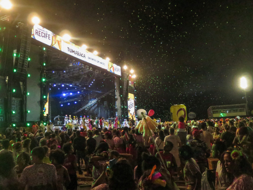 The main stage in Recife's old city (All photos, Eyre 2018)