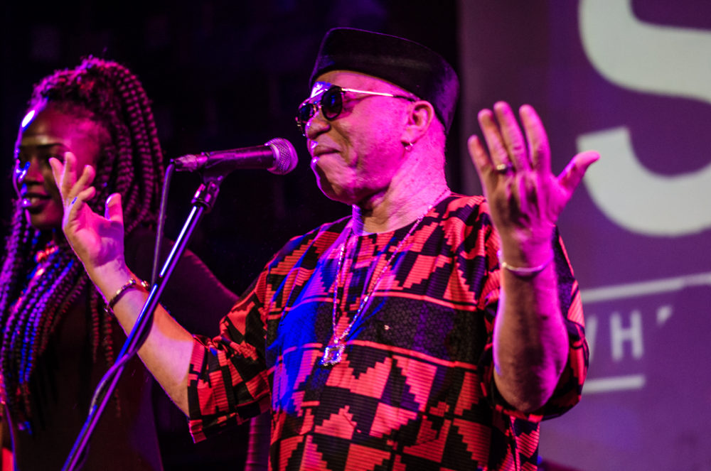 Salif Keita at SOBs in New York City (Photos Banning Eyre, 2017)