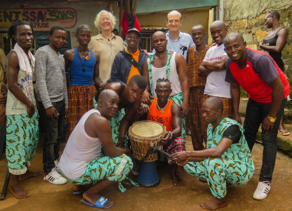 Field work in Sierra Leone.