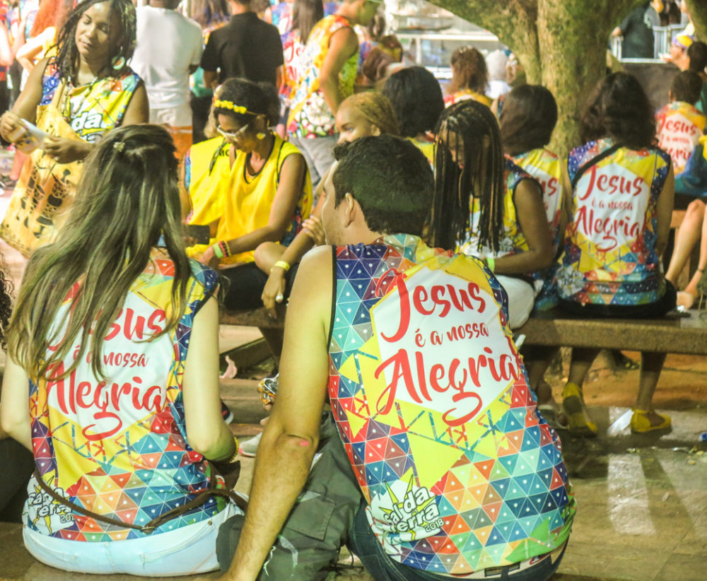 And there's also a Carnival zone and stage for Brazil's burgeoning evangelical Christians