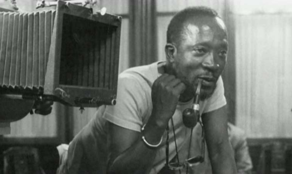 Ousmane Sembene directing