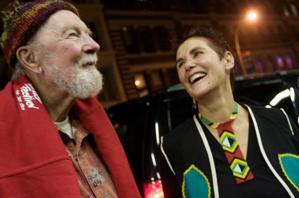 Sharon and Pete Seeger at Joe's Pub, NYC