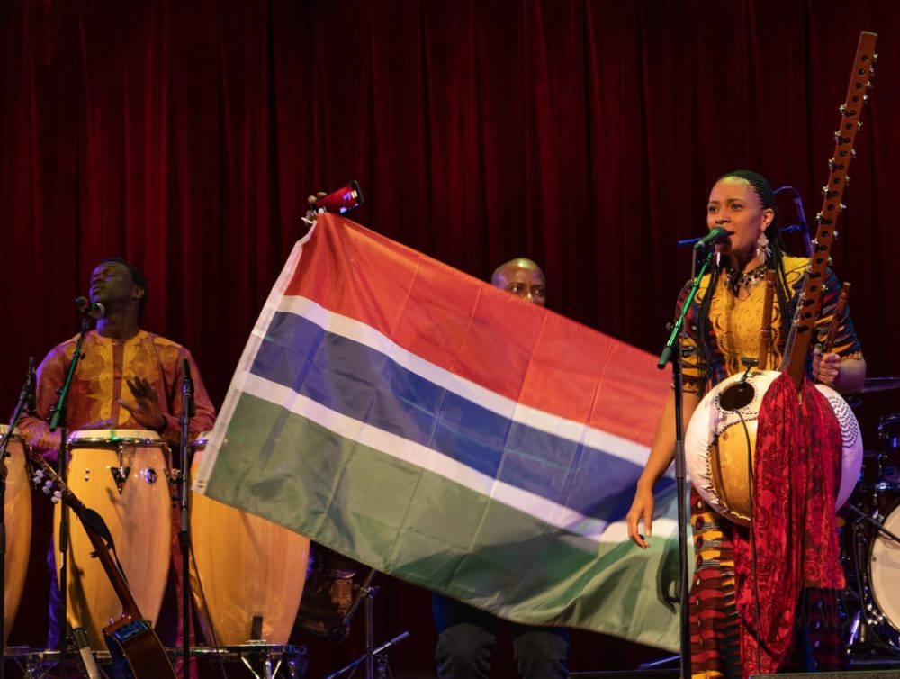 Sona Jobarteh at Symphony Space, NYC (Eyre 2022)