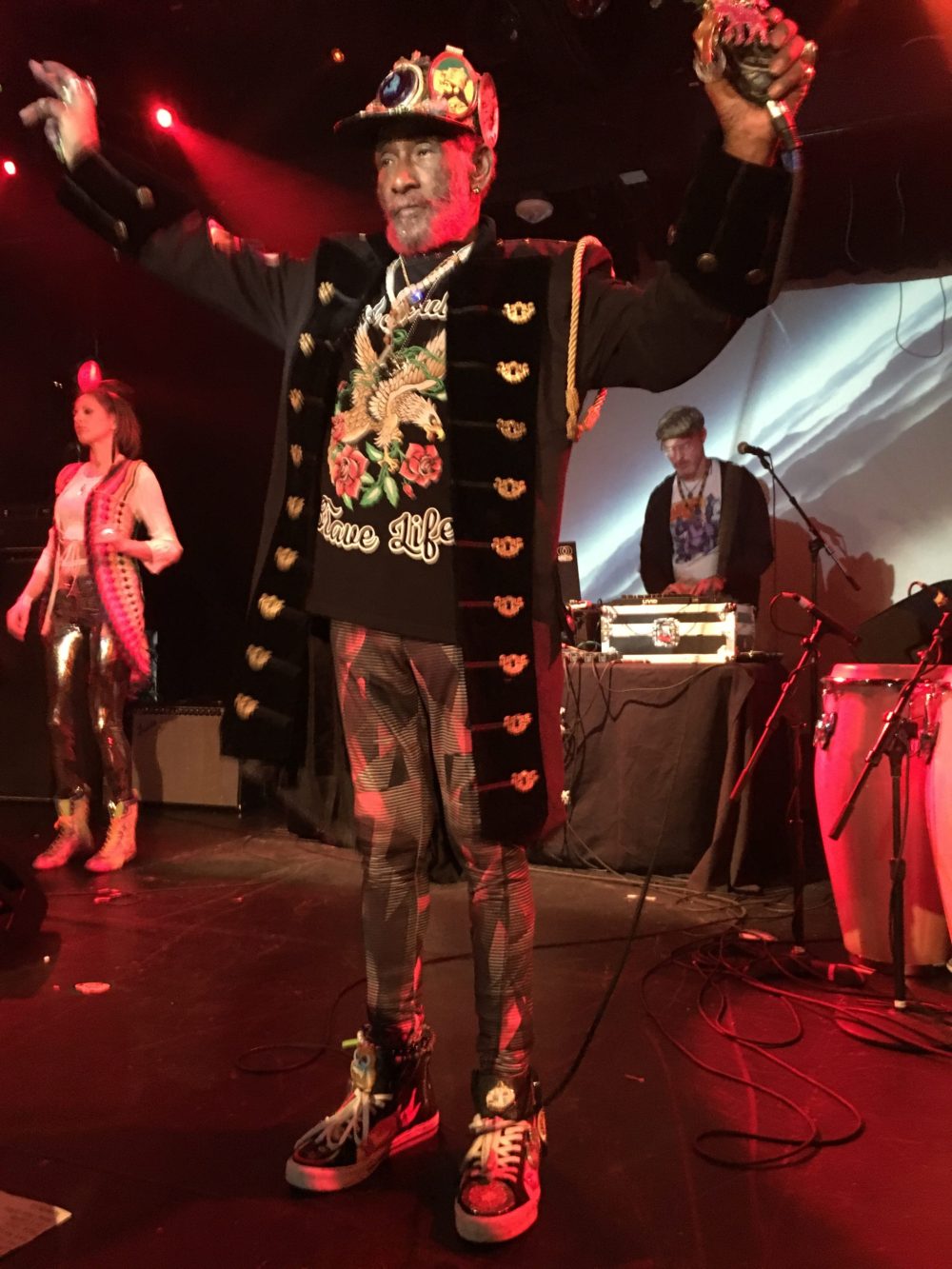 Lee “Scratch” Perry performing at the Dub Club in Los Angeles | Courtesy of Stephen A. Cooper