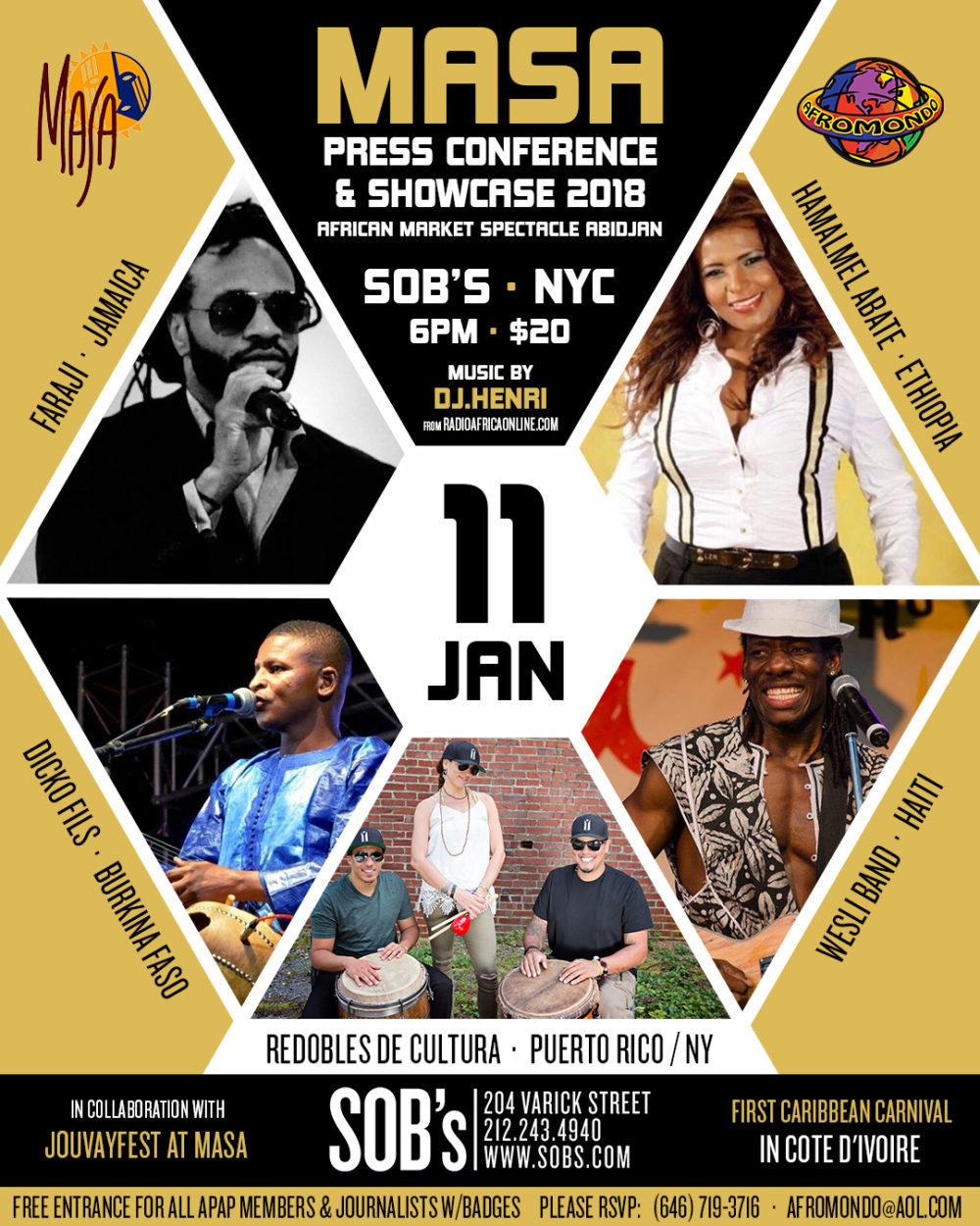 Afropop Worldwide | MASA Press Conference & Showcase 2018