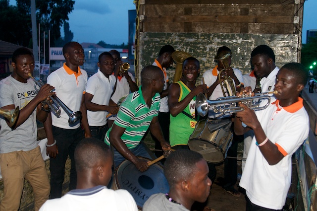 Accra Journal: Men Cheers Brass Band
