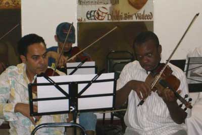 Orchestra rehearsal in Bahrain