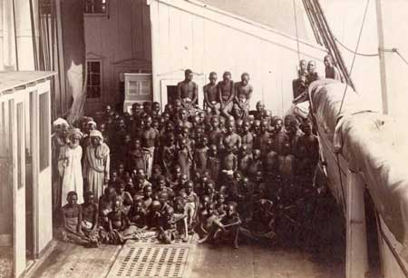 African Slaves on the Indian Ocean Passage, 1868