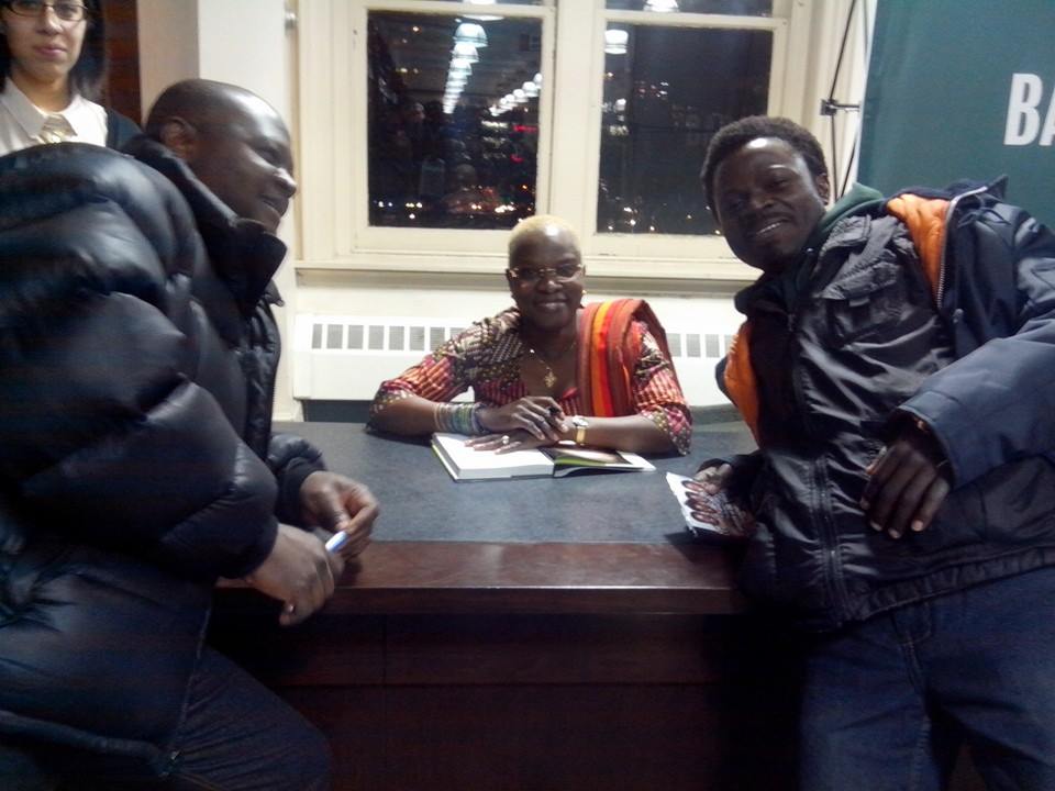 Jomion and JB with Angelique Kidjo in NYC