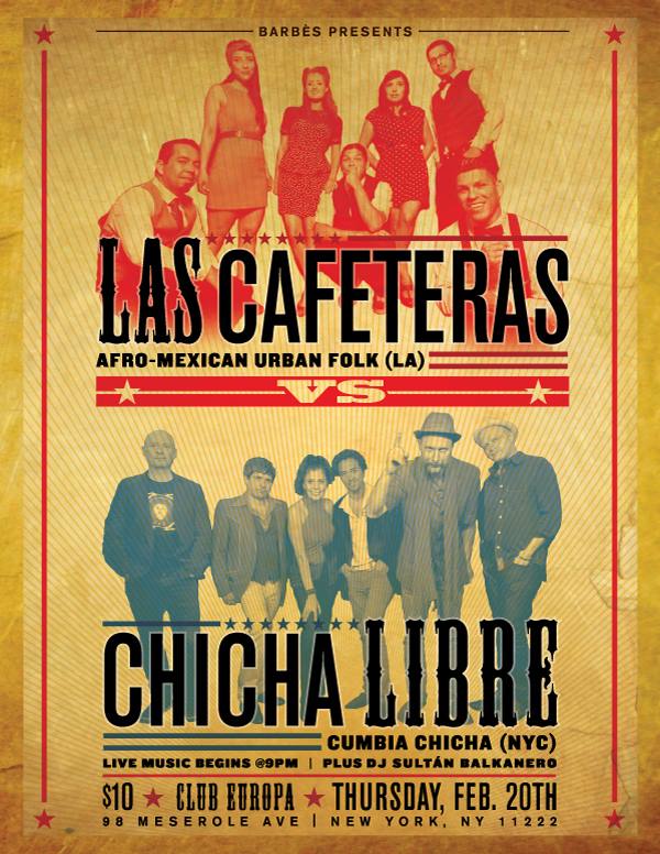 Las Cafeteras vs. Chicha Libre Ticket Giveaway