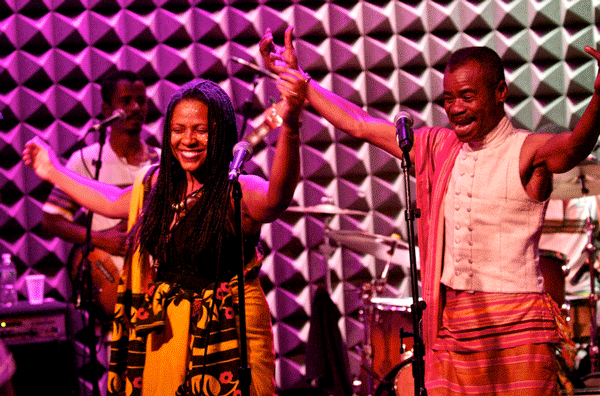 Claudine and Eusebe Jaojoby at Joe's Pub, New York with Wake Up Madagascar (Eyre 2014)