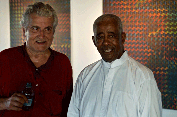 Francis Falceto and Mahmoud Ahmed in Brooklyn (Eyre 2014)