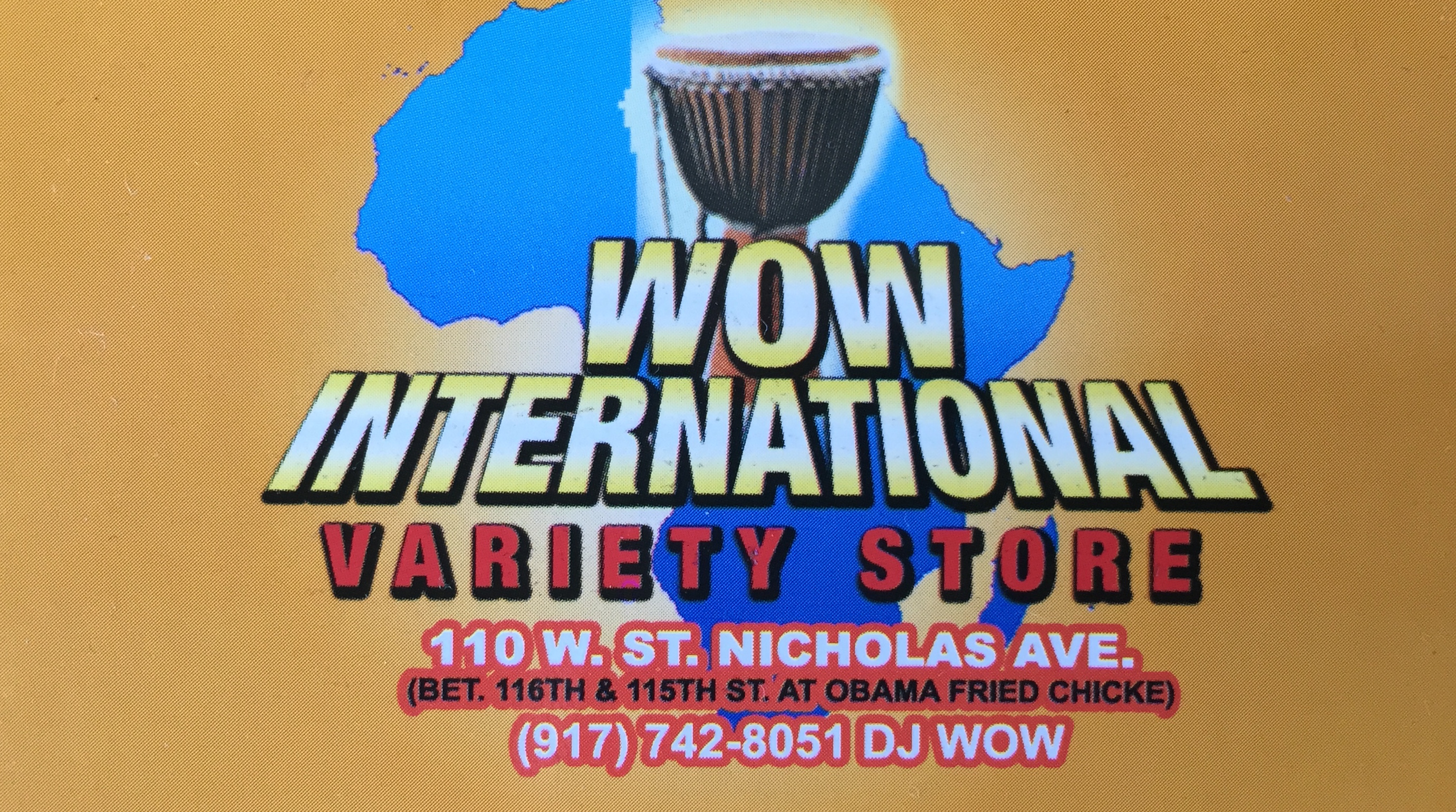 DJ Wow's African CD Shop in Harlem