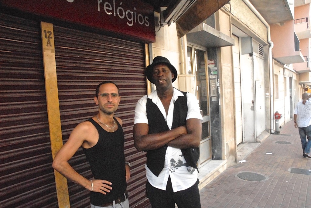 Francisco Sousa and Maio Coope, a musician from Guinea Bissau.