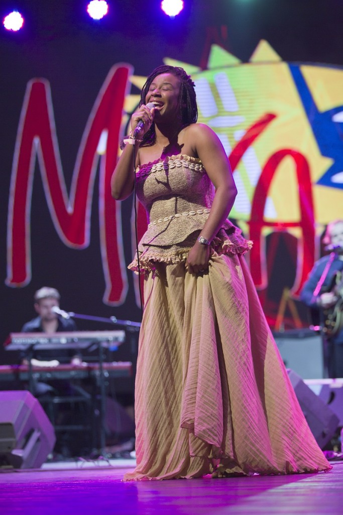 Charlotte Dipanga, Cameroon's favorite songstress for popular her soothing jazz and makossa was added an elegant presence to an energetic evening of Women's music at MASA's International Women's day event