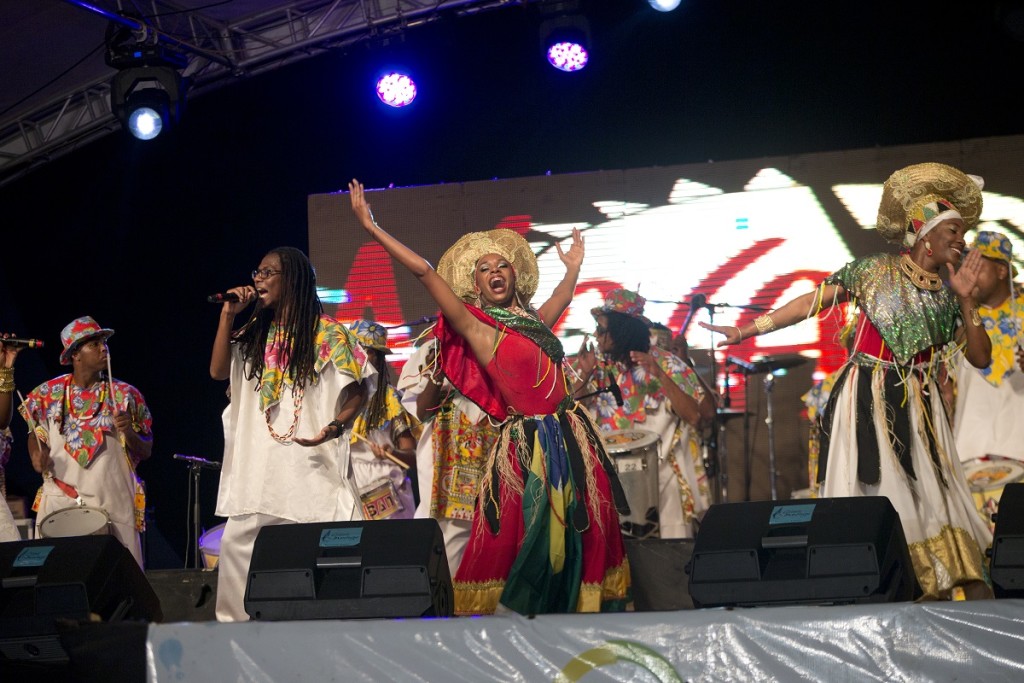 Brazilian carnival band Ile Aiye, saturday March 12th. photo William farrington