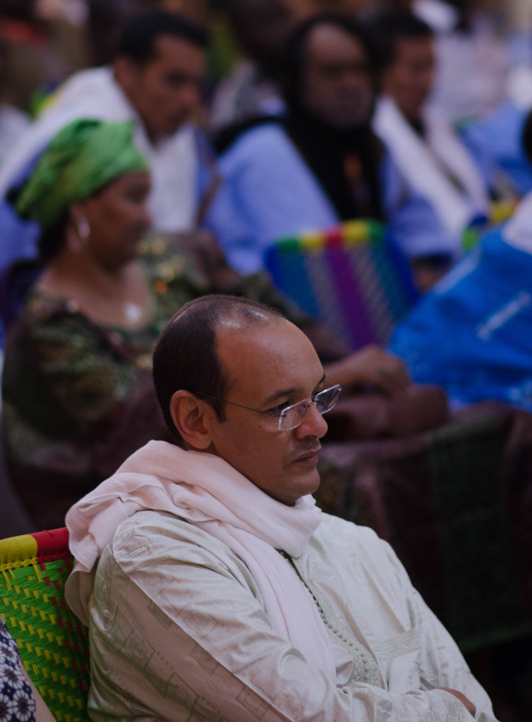 Manny Ansar at Segou peace forum (Eyre 2016)