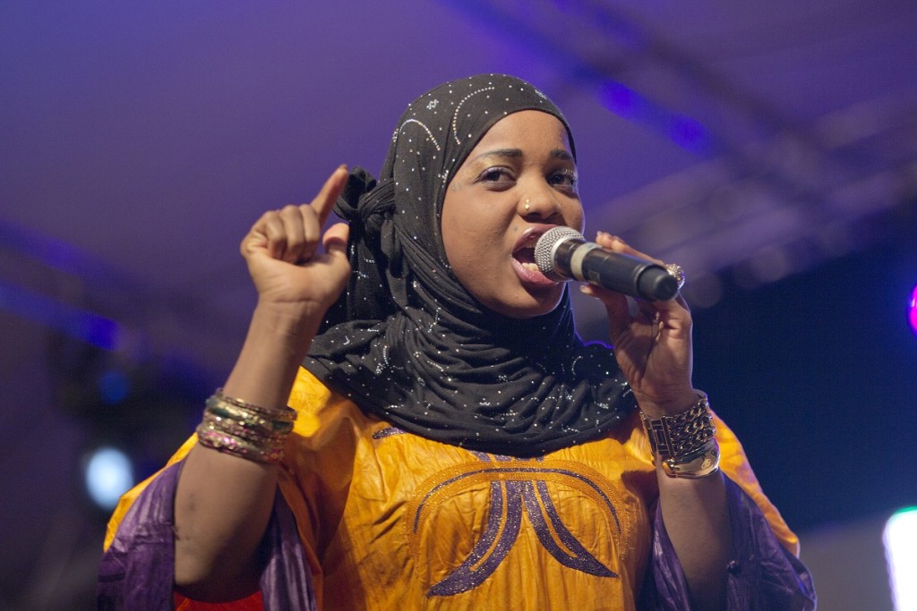 Abidjan vocalist Sana Koné. She described her music simply as muslim songs and herself as "the prophet's griot". she has released two albums, Salam and Nourou Mouhammed since her work with Oumou Sangare and Salif Keita.