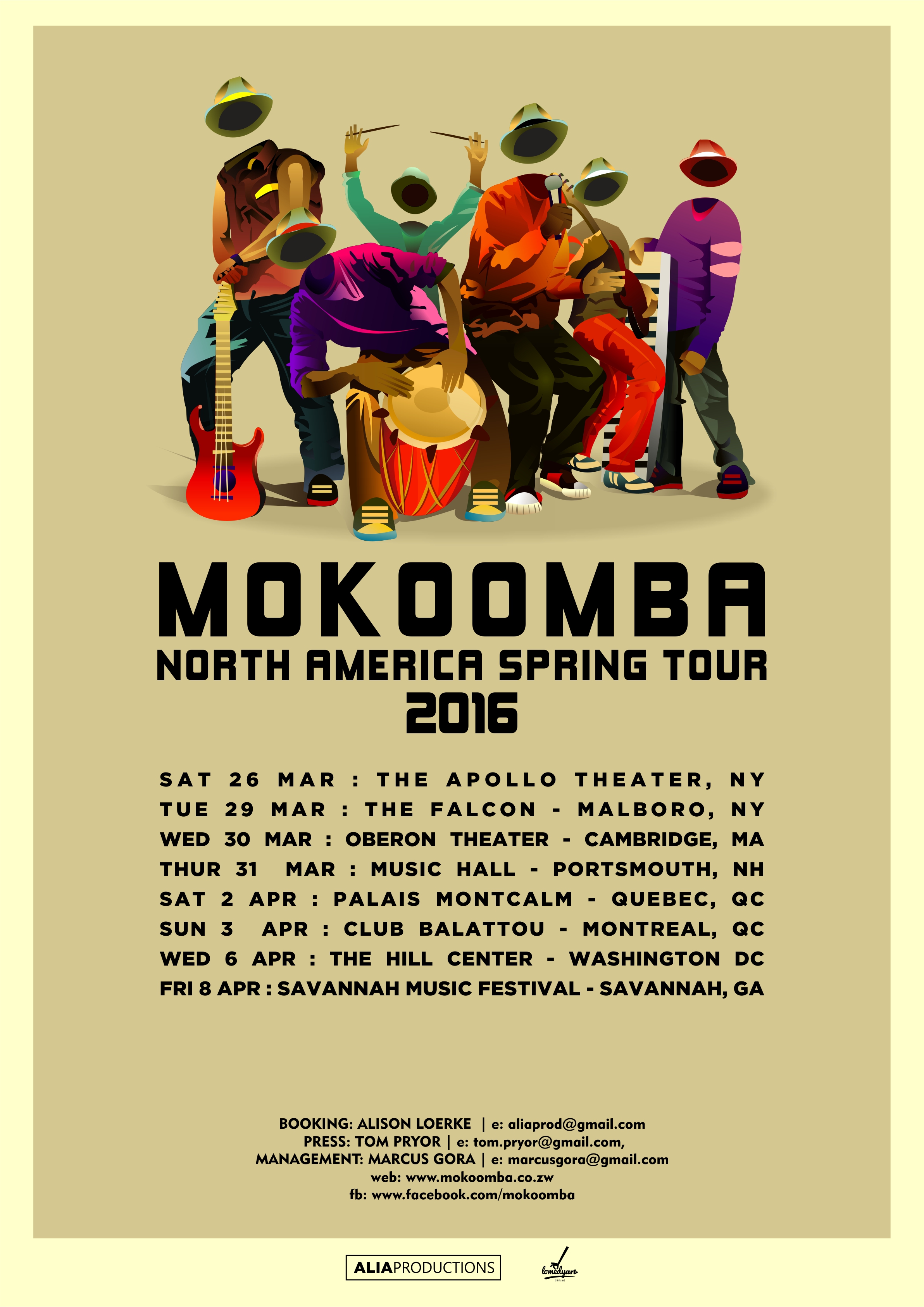 Mokoomba: 2016 North American Tour