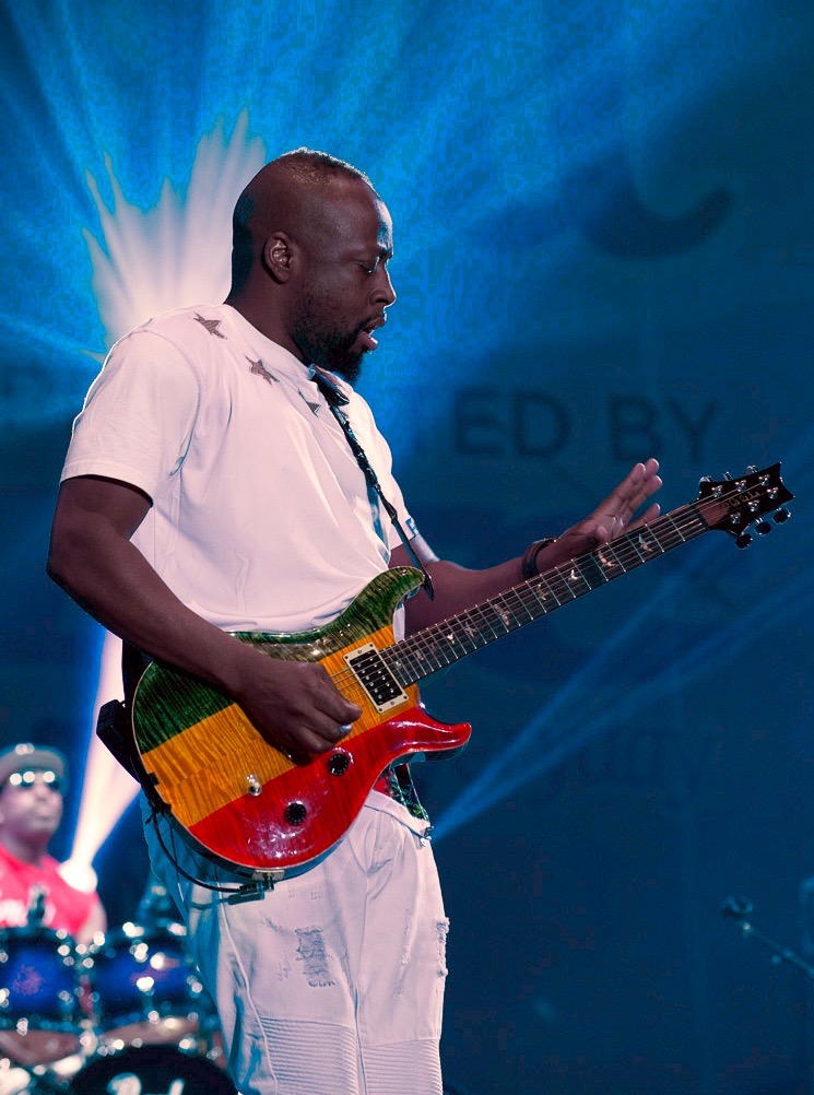 Wyclef Jean headlined the Music Maker concert at the Bahamas Junkanoo Carnival, May 6, 2016 in Nassau, Bahamas.